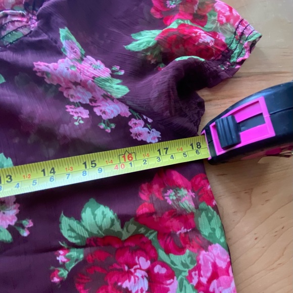 Abercrombie & Fitch sheer blouse - Picture 6 of 7